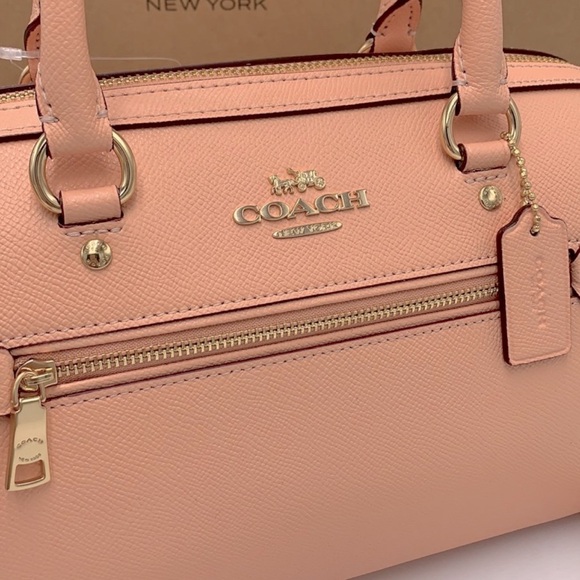 NWT Coach Rowan Satchel in Blushed Pink - Picture 2 of 5